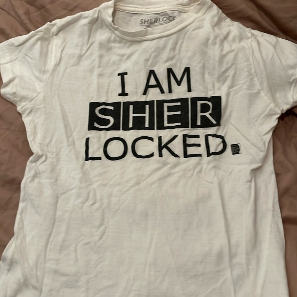 I AM SHERLOCKED BBC shirt XS